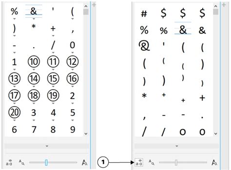 Corel DESIGNER Help | Special characters, symbols, and glyphs