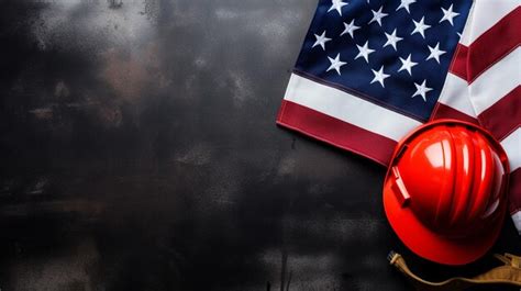 Happy labor day concept american flag with different | Premium AI ...