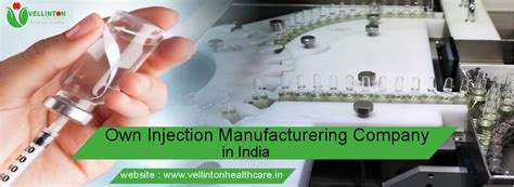 Injection Manufacturing Company In India | Vellinton Healthcare