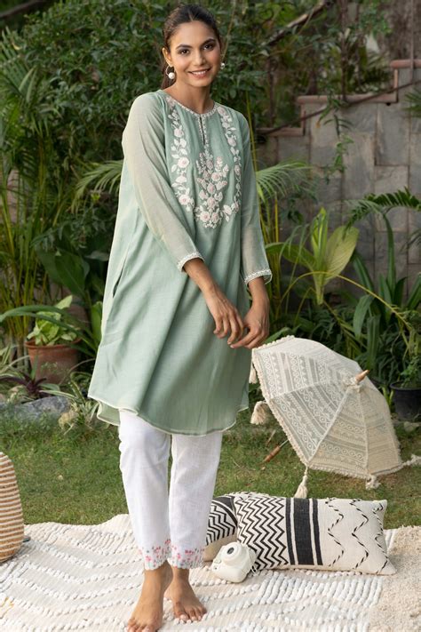Trendy Green Ambar Dori Tunic - Shop Now | Love Summer – Lovesummer