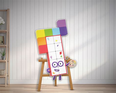 Number Blocks Theme Cutout - 13 | Customized party supplies – Party ...
