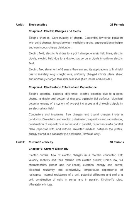 Image result for CBSE Class 12 Physics Syllabus