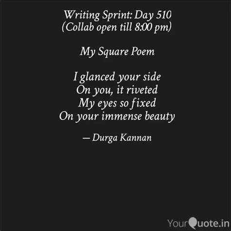 I glanced your side On yo... | Quotes & Writings by Durga Kannan ...