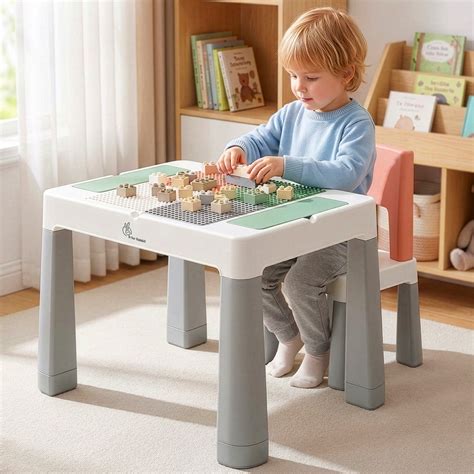 R for Rabbit Little Genius Learner Neo Kids Table & Chair Set (3–7 ...