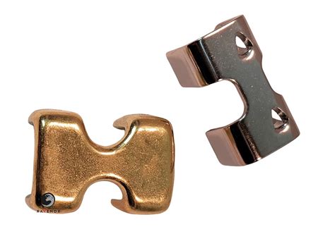 Ravenox Metal Clamps for Rope | (Solid Brass)(1/2-inch x 2 Pack ...