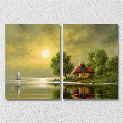 Nature Landscape Wall Art 9, Set Of 2 – Myindianthings