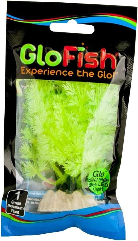 Buy Brand New Lot Of 5 Glofish Aquarium Plastic Plant Small Fluorescent ...