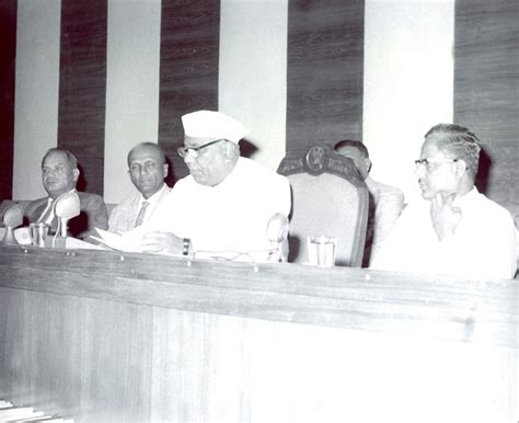 India - Shri Y.B. Chavan, Union Finance Minister addressing a ...