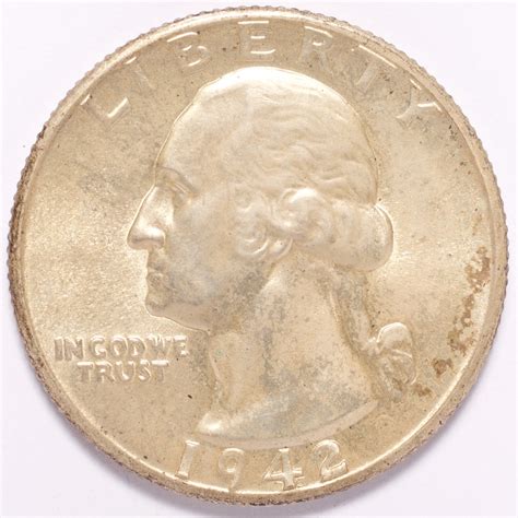 1942-D Washington Silver Quarter - Numismax