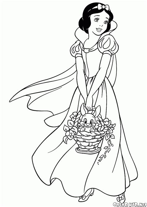 Printable Snow White Coloring Pages