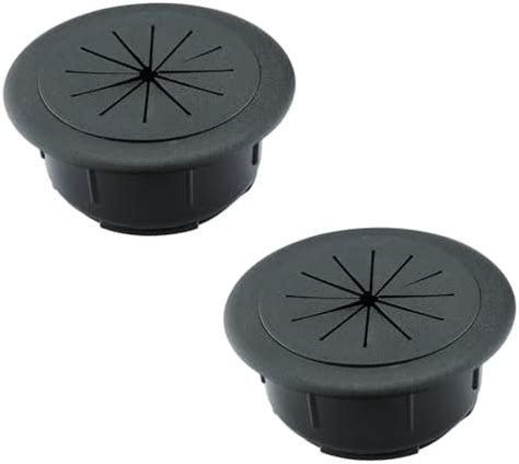 AACGIN 2 Pack Desk Grommet 2 Inch Flexible Desk Hole Cover for Cables ...