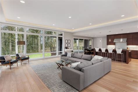 open floor living room layout