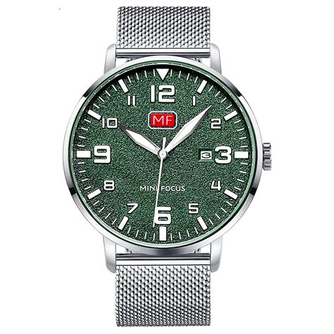 Mini Focus Analogue Men's Green Dial Watch - MF0158G.07 : Amazon.in ...