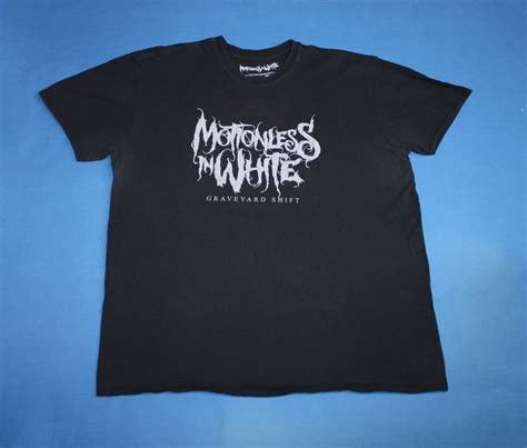 2019 Motionless In White Shirt Graveyard Shift Metalc… - Gem