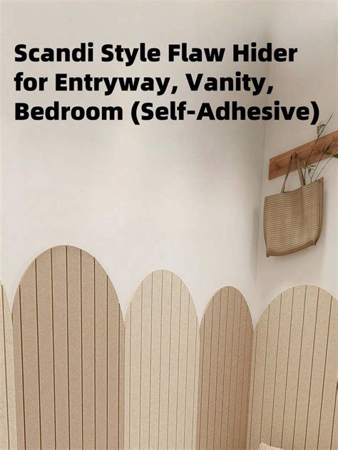 Nordic Felt Wall Panel - Self-Adhesive Geometric Arch Soundproof Board ...