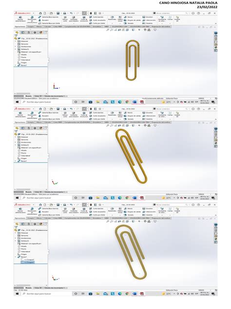 Image result for SolidWorks Nonlinear Clip Simulation