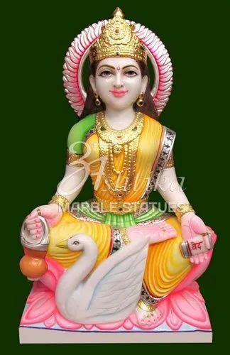 Marble Gayatri Mata Statue - Marble Panchmukhi Gayatri Mata Statue ...