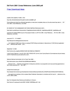 Air Force Cross Reference Form - Fill Online, Printable, Fillable ...