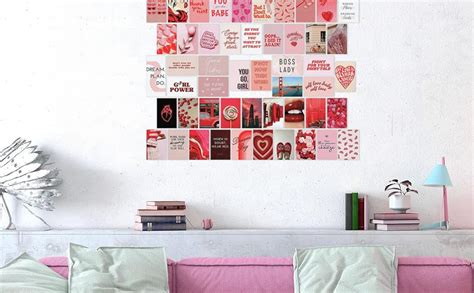 a baby cherry 26 Pieces Peel-N-Stick-Wall Collage Kit| Aesthetic Room ...