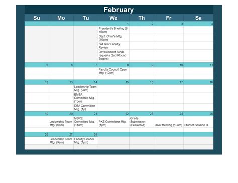 Faculty Calendar | Pepperdine University | Pepperdine Community