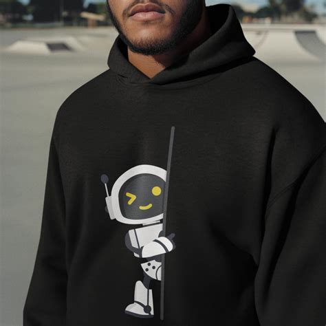 Men's AI Robot Oversized Hooded Sweatshirt – ZealforTee