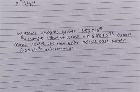 explain concept of mole with the help of avogadro's number - Brainly.in
