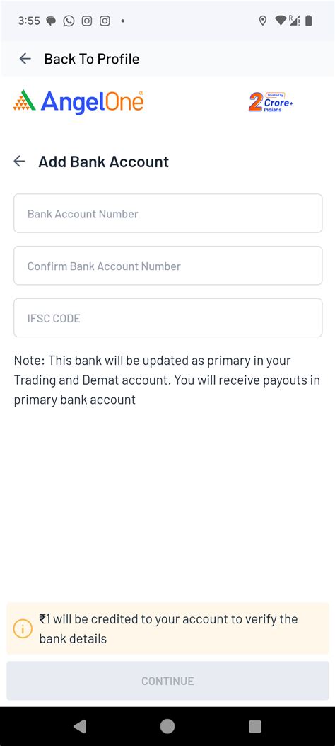 How to Update Bank Account Details in Angel One Account?