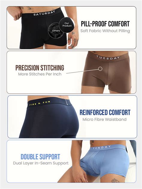 Everyday Expression | Men's Micro-Modal Trunks | Pack Of 7