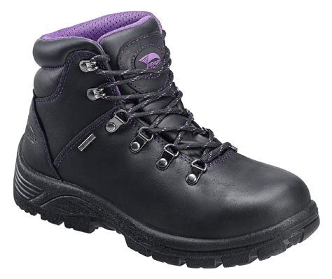 Avenger Safety Footwear Women's A7124 Black Waterproof Steel Toe Work ...