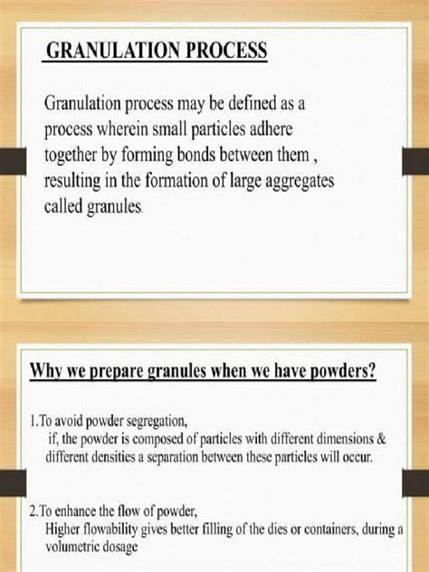 Image result for Granulation Methods