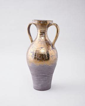 Golden Mirage Dual Tone Amphora Vase