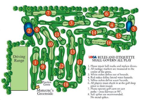Hd Golf Course Layout Map