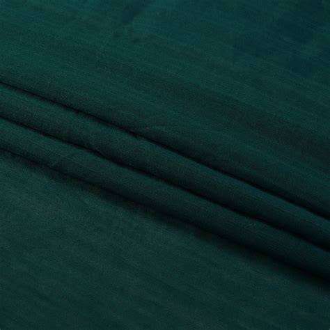 Buy (Pre Cut 1.15 Mtr Piece) Prussian Color Rapier Chanderi Fabric ...