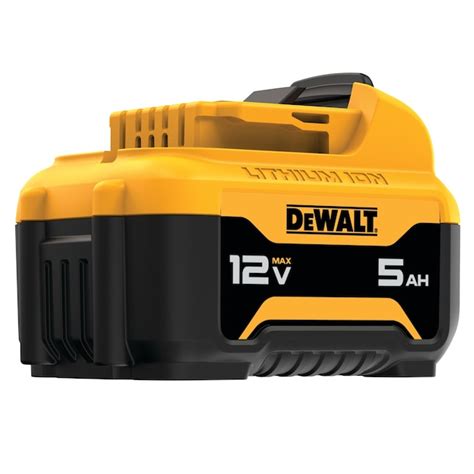 DEWALT 12-V 2-Pack Lithium-ion Battery Kit (5 Ah) DCB126-2 at Lowes.com