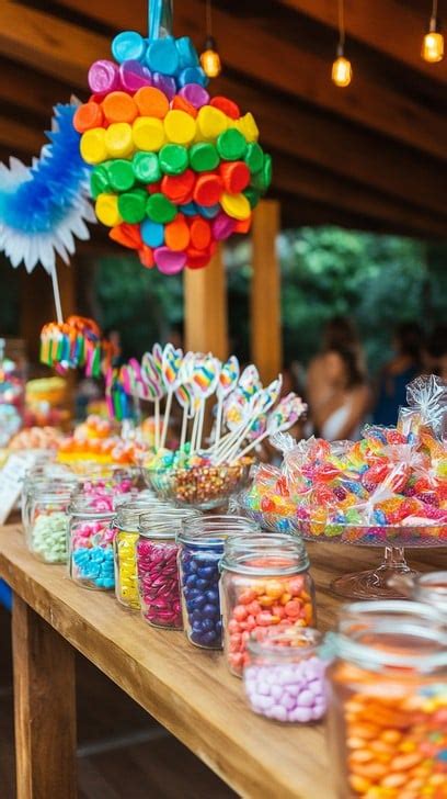 Image result for Colorful Candy Buffet