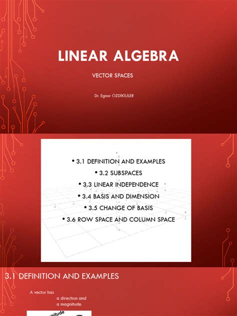 Image result for Vector Space Examples Linear Algebra