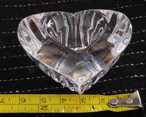 Vintage Mikasa Lead Crystal Candle Holders - “Heartfelt” Design ...