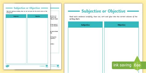 Image result for Is It Subjective or Objective Text Examples for Children