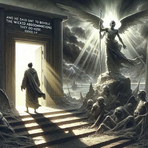 Ezekiel 8:9 Artwork | Bible Art