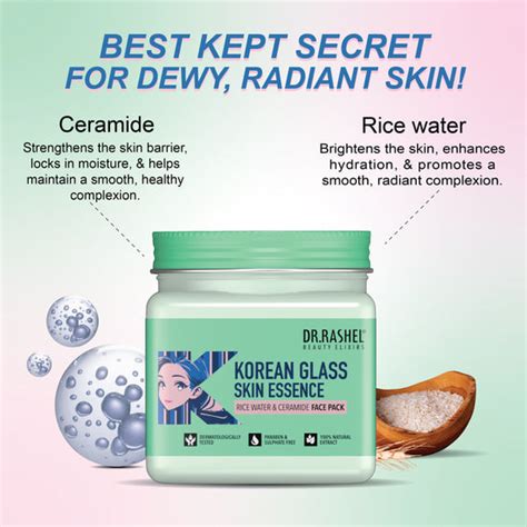 Shop Korean Face Pack for Glowing & Glass Skin – Dr.Rashel