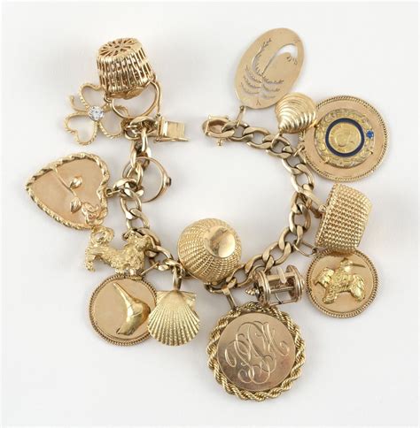 Gold Bracelets With Charms at Samuel Truelove blog