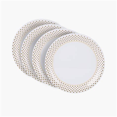 Buy Corsica Set of 4 Melamine Dinner Plates - 28cm from Corsica by Home ...
