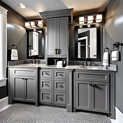 20 Unique Gray Bathroom Cabinets Ideas: Stylish Choices for Your Home ...