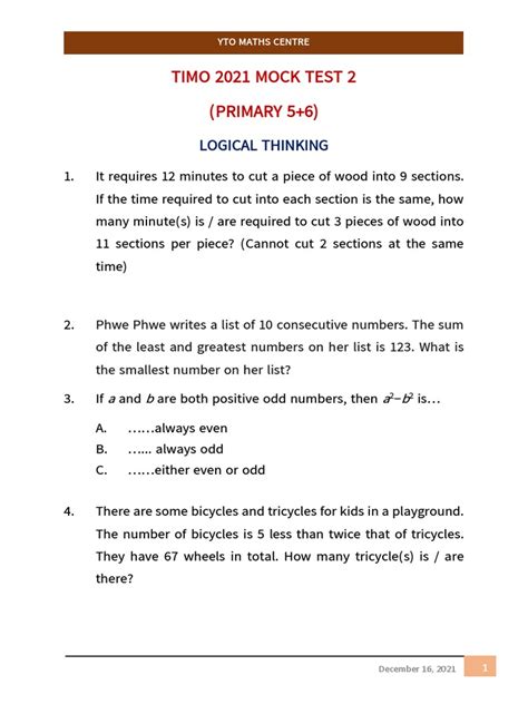 Image result for Tim Module Test Answers