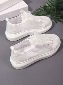 New Women Comfortable Breathable Low-Top Casual Sneakers, Preppy ...