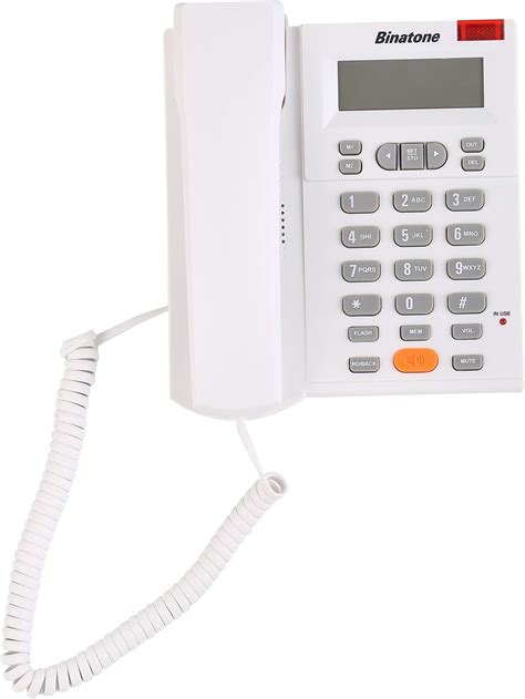 Binatone Concept 700 Corded Landline Phone (White) : Amazon.in: Electronics