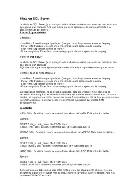 SQL Hints 的图像结果