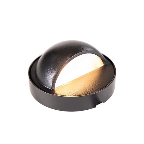 VOLT 300-Lumen 3-Watt Black Low Voltage Plug LED Outdoor Deck Light ...