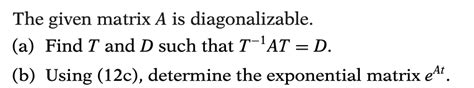 Image result for Diagonalizable Matrix Exponentiation