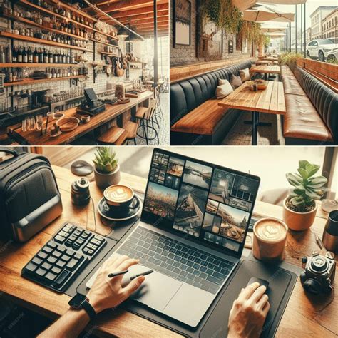 Premium Photo | Digital Nomad Life Showcase the digital nomad lifestyle ...